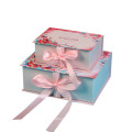 Hot Sell Custom Paperboard Recycle Gift Box with Ribbon